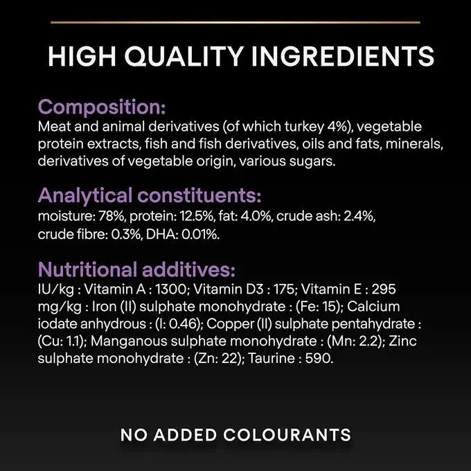 Purina Pro Plan - Kitten Healthy Start Cat Wet Food - Turkey in Gravy