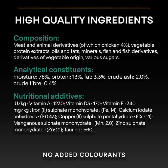 Purina Pro Plan - Sterelised Adult Maintenance Cat Wet Food - Chicken in Gravy