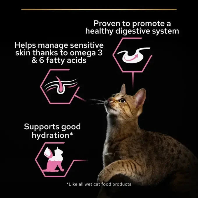 Purina Pro Plan - Delicate Digestion Wet Cat Food - Turkey in Gravy