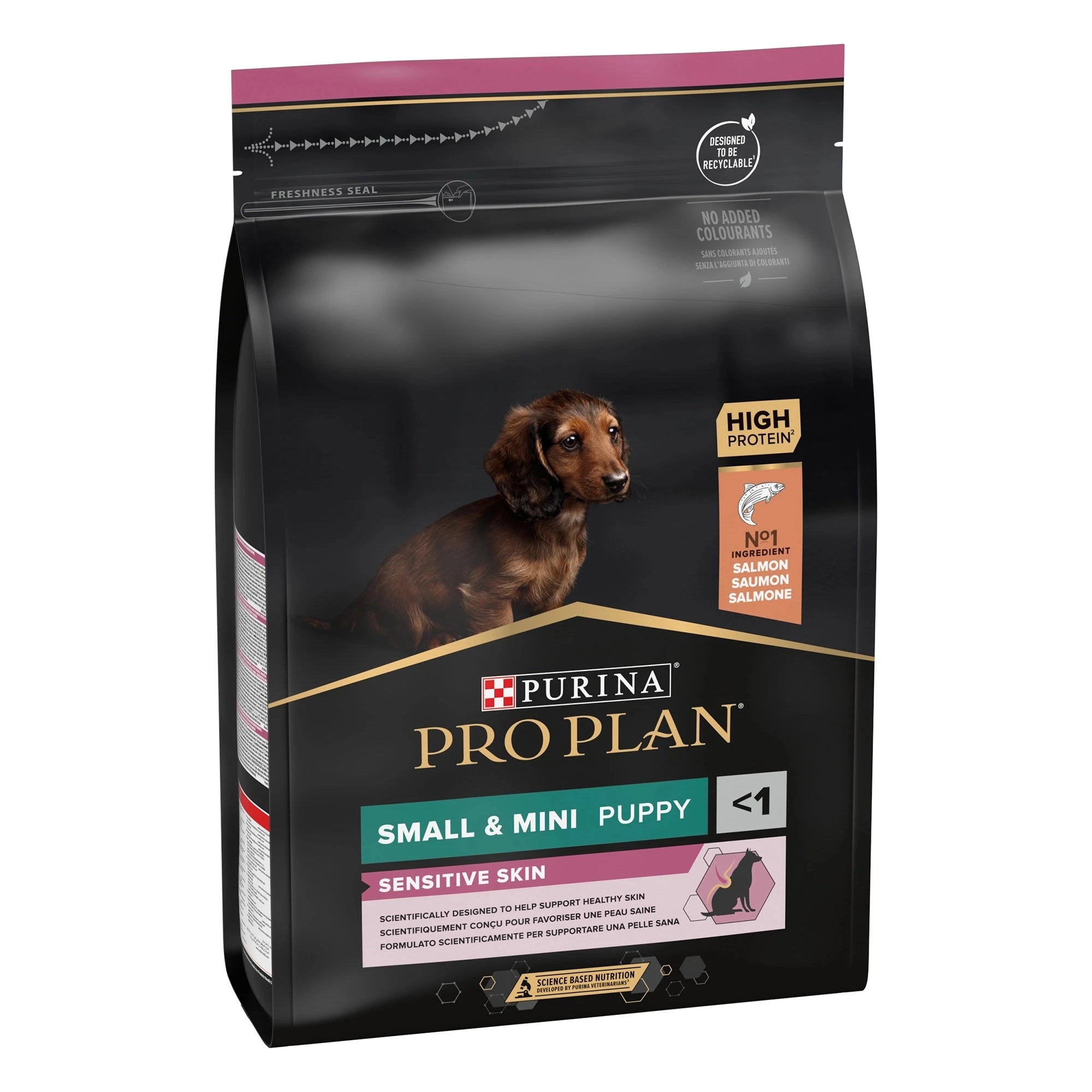 Purina Pro Plan - Small & Mini Puppy Sensitive Skin Dog Dry Food - Salmon