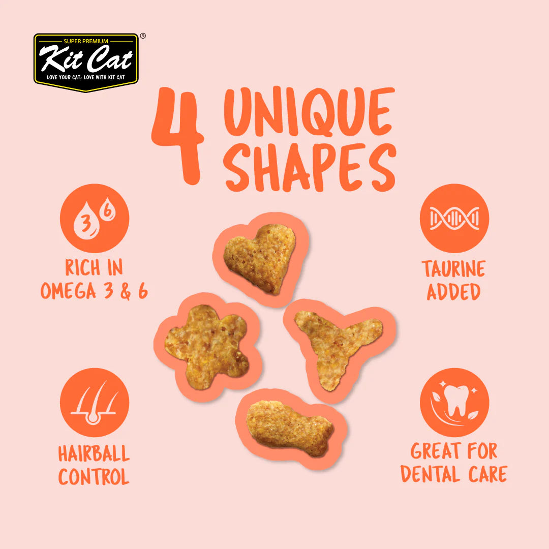 Kit Cat Kitty Crunch Salmon Flavor - Shaking Tails