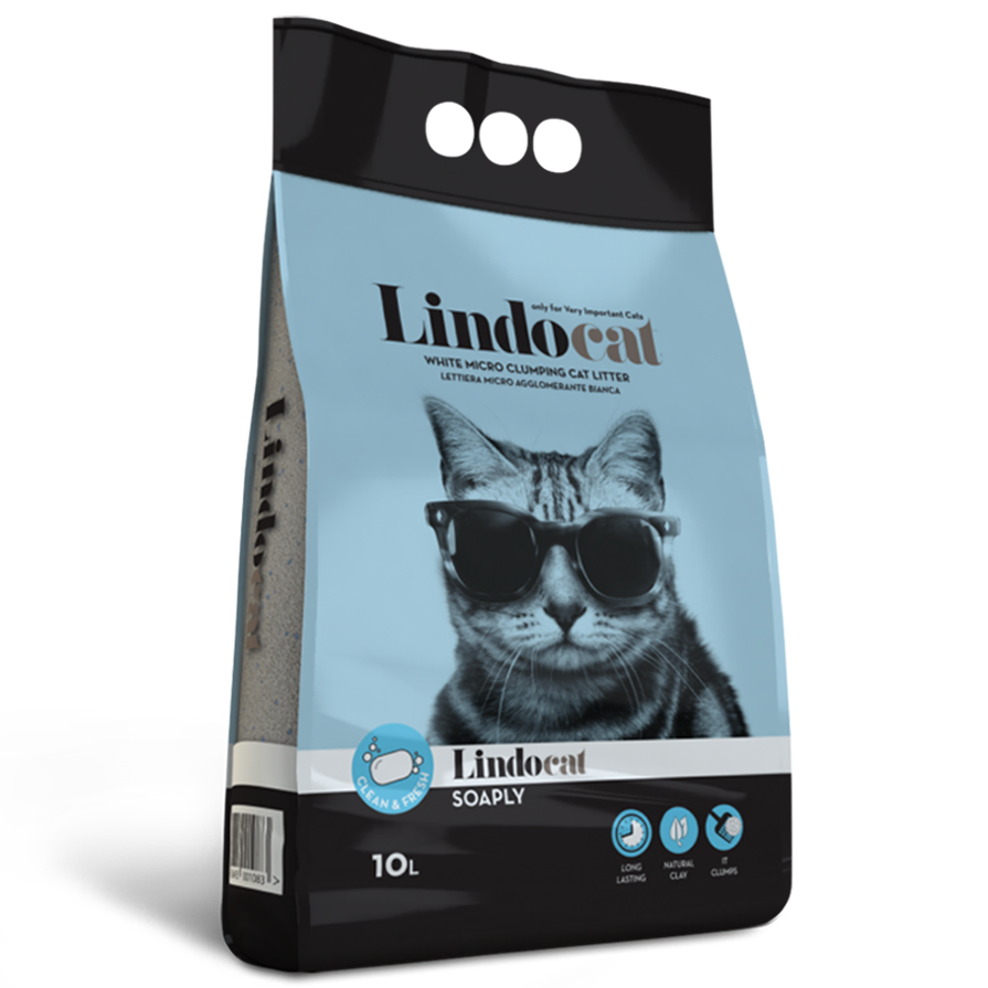 Lindocat Soaply Clumping Cat Litter - Shaking Tails