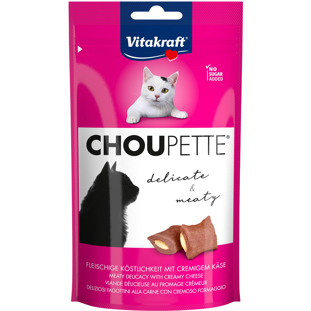 Vitakraft Choupette Cat Snack - Cheese - Shaking Tails