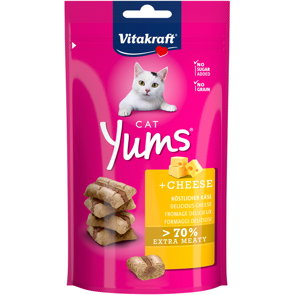 Vitakraft Cat Yums Snack - Cheese - Shaking Tails