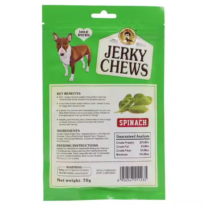 Dog Sticks Treats - Spinach