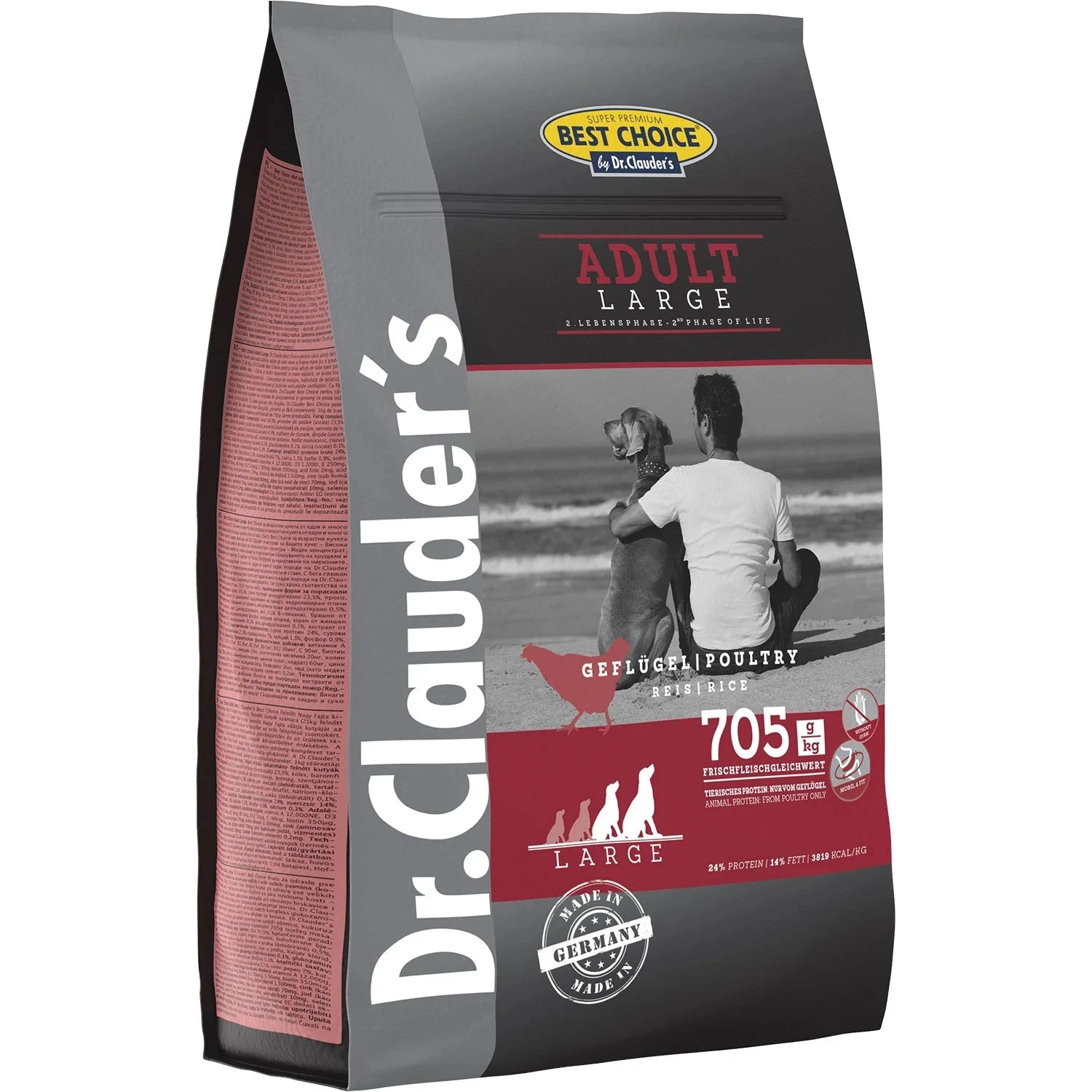 Dr.Clauder's Dog Dry Food - Best Choice Adult Large