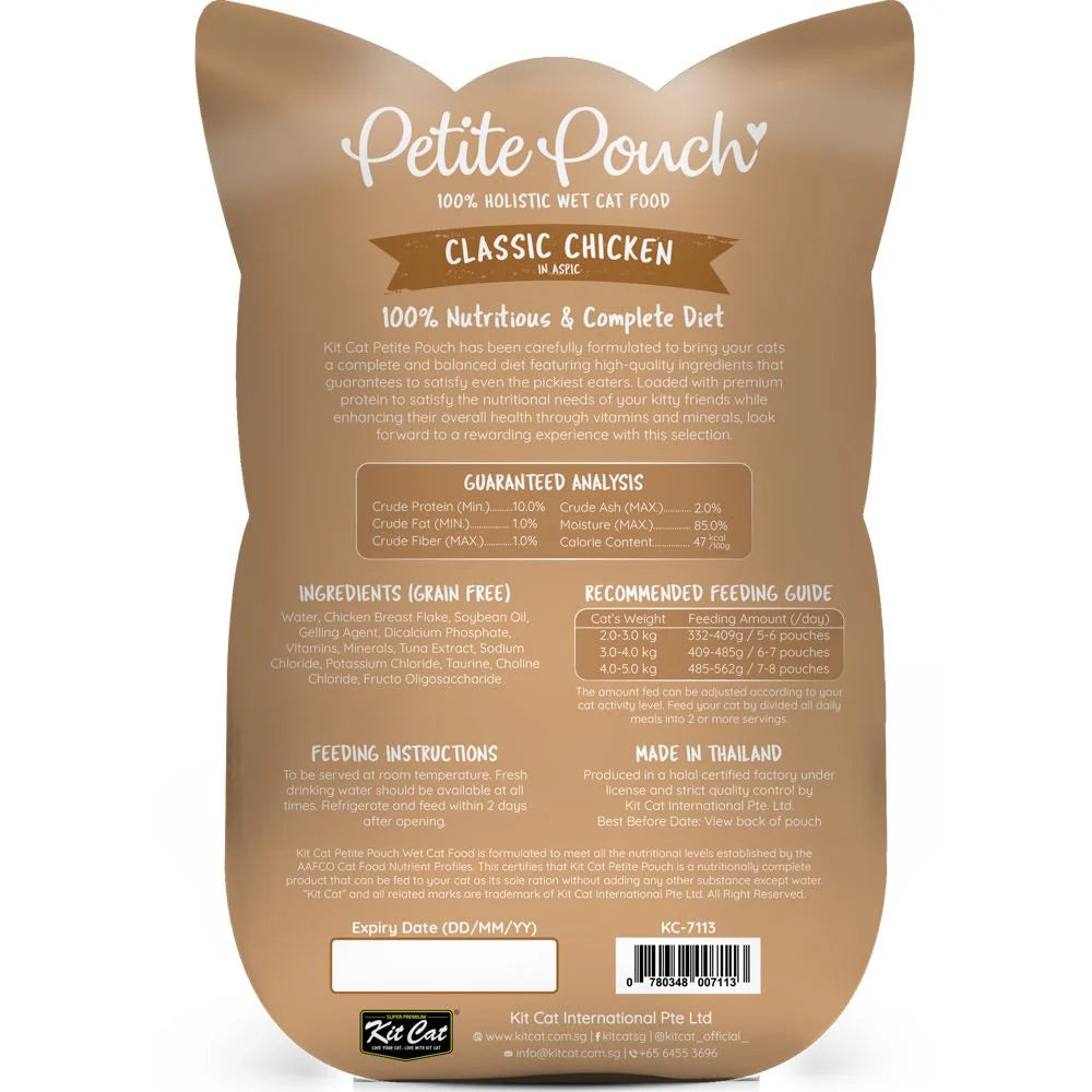 Kit Cat Petite Pouch - Classic Chicken - Shaking Tails
