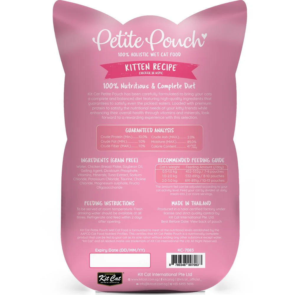 Kit Cat Petite Pouch - Kitten Chicken - Shaking Tails