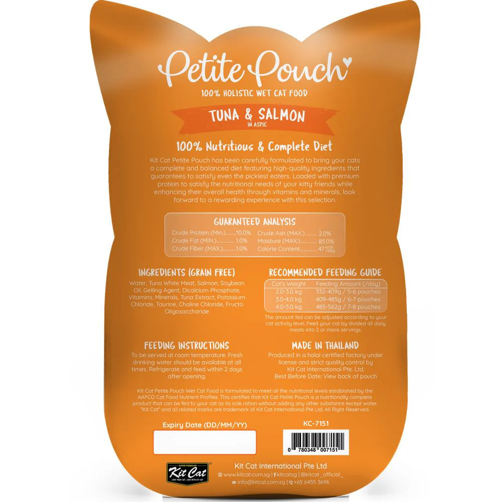Kit Cat Petite Pouch - Tuna & Salmon - Shaking Tails