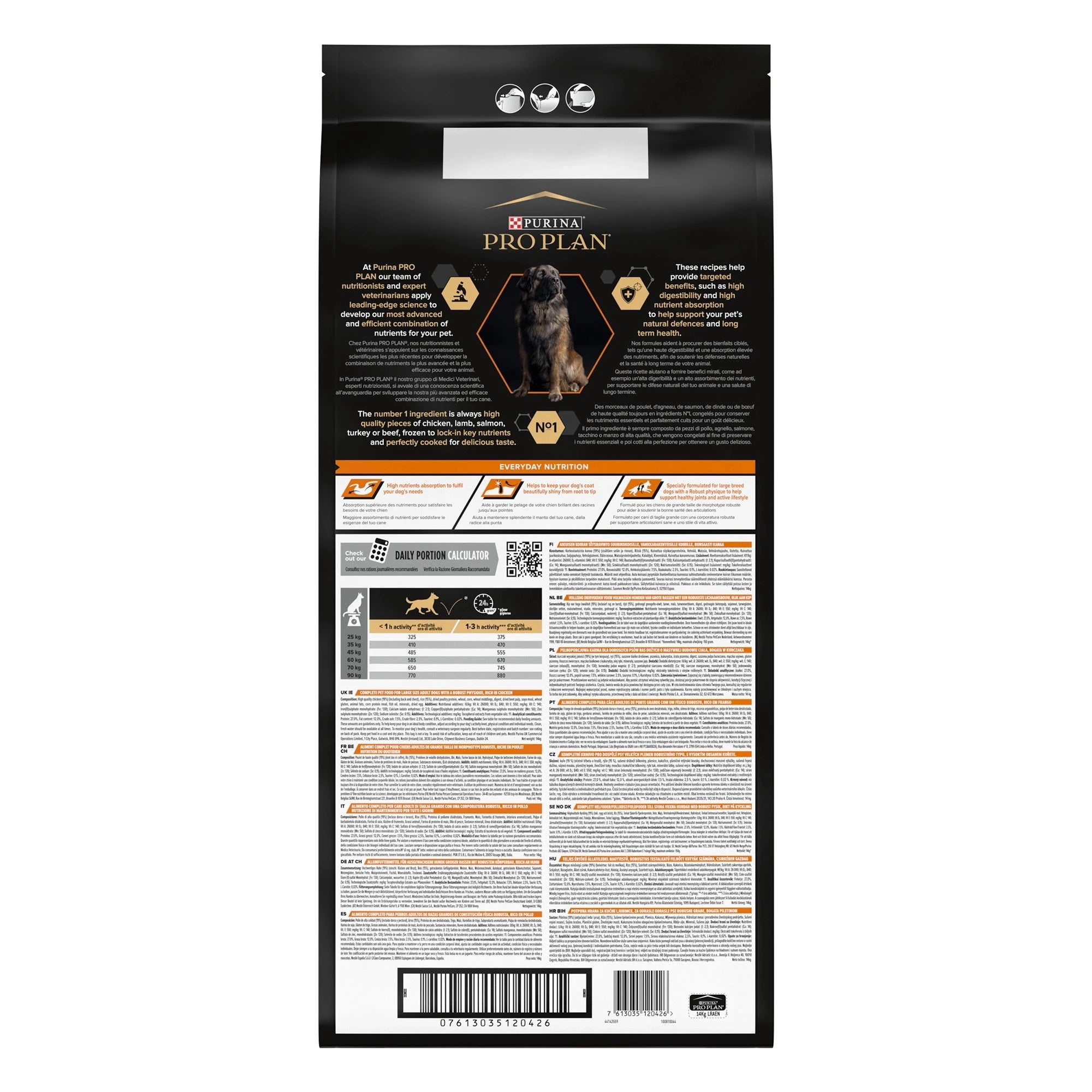 Purina Pro Plan - Large Robust Adult Everyday Nutrition Dog Dry Food - Chicken