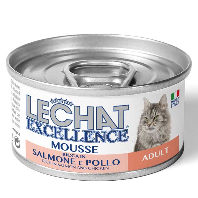 LeChat Excellence Mousse Adult Rich in Salmon and Chicken - Shaking Tails