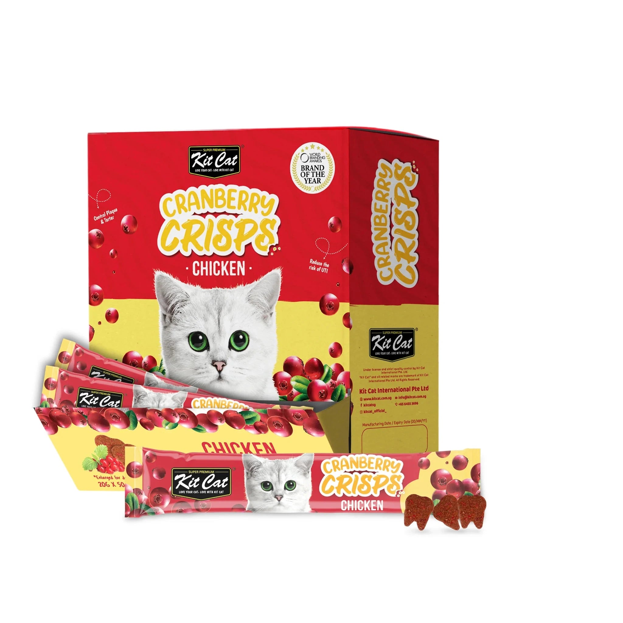 Kit Cat Cranberry Crisps - Chicken