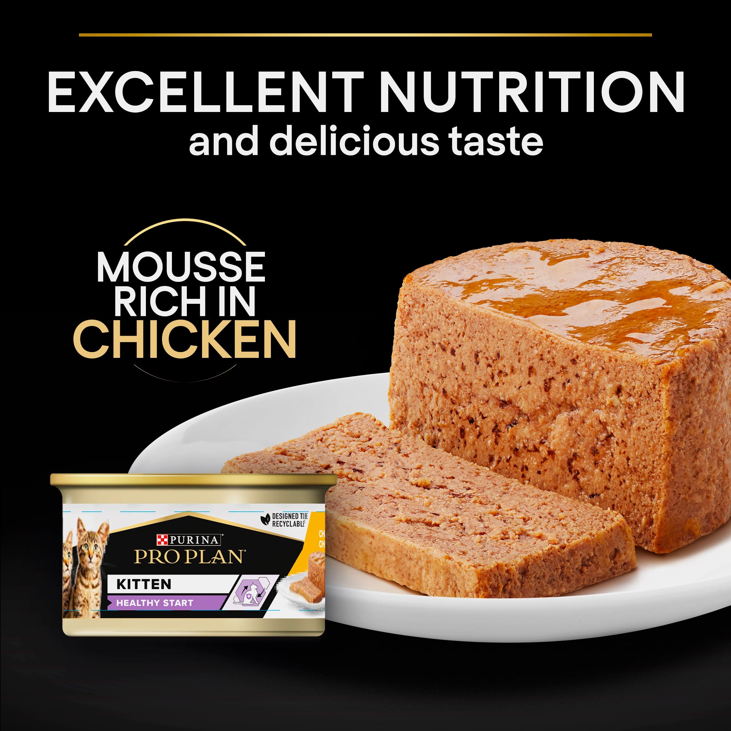 Purina Pro Plan - Baby Kitten Healthy Start Mousse - Chicken