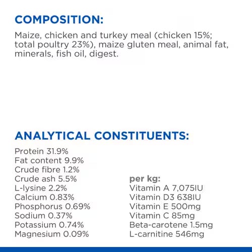 Hill's Sterilised Adult Cat Dry Food - Chicken - Shaking Tails