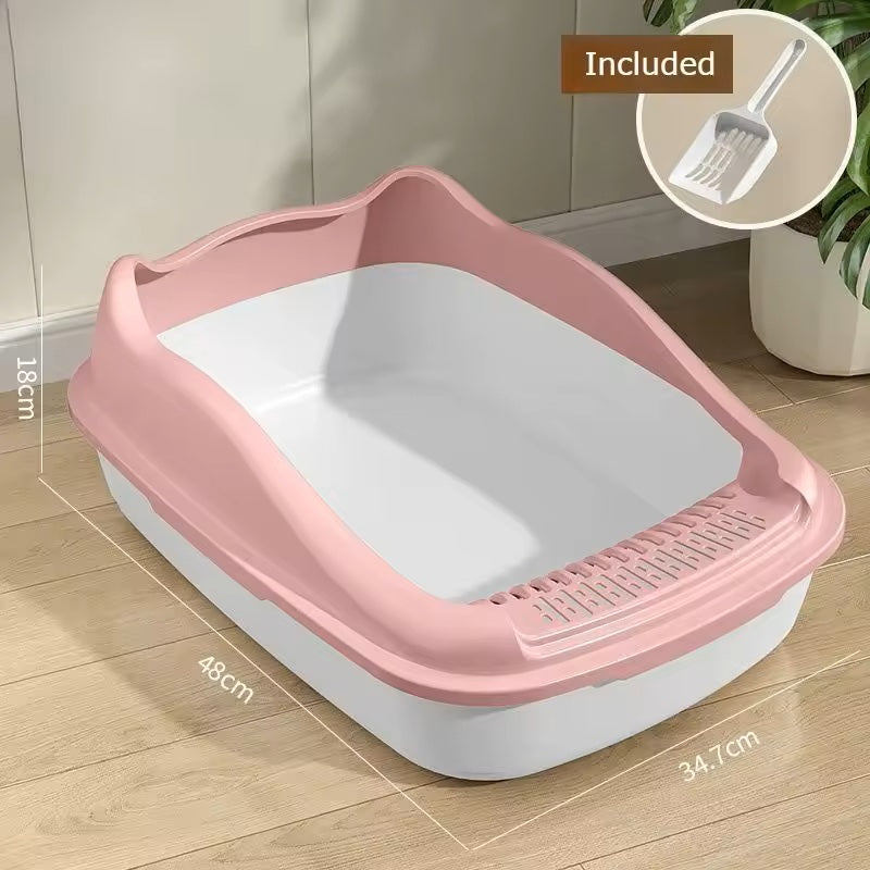 Large Cat Litter Box - Shaking Tails