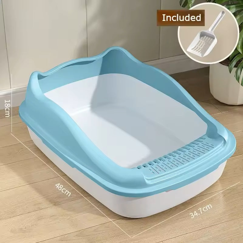 Large Cat Litter Box - Shaking Tails