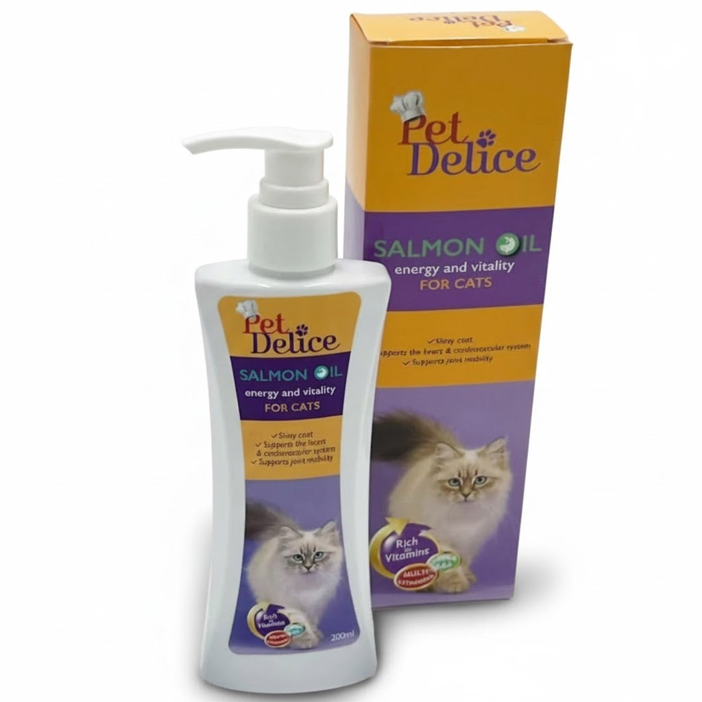 Pet Delice Salmon Oil for Cats - Shaking Tails