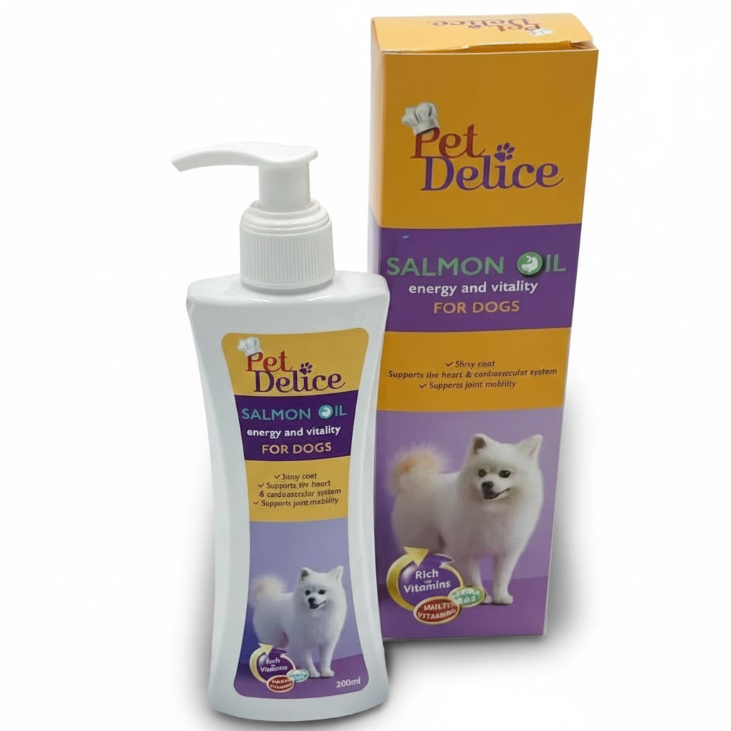 Pet Delice Salmon Oil for Dogs - Shaking Tails