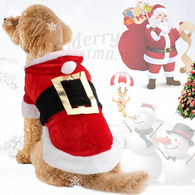 Santa Dog Costume - Shaking Tails