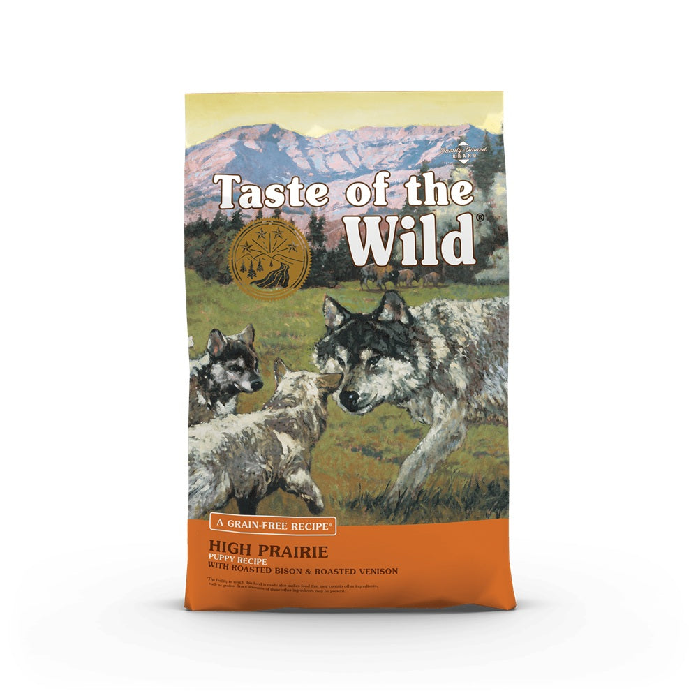 Taste Of The Wild - High Prairie Puppy Recipe with Roasted Bison & Roasted Venison - Shaking Tails