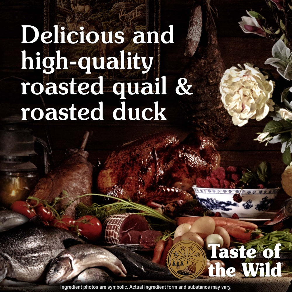 Taste Of The Wild - Lowland Creek Feline Recipe with Roasted Quail & Roasted Duck - Shaking Tails