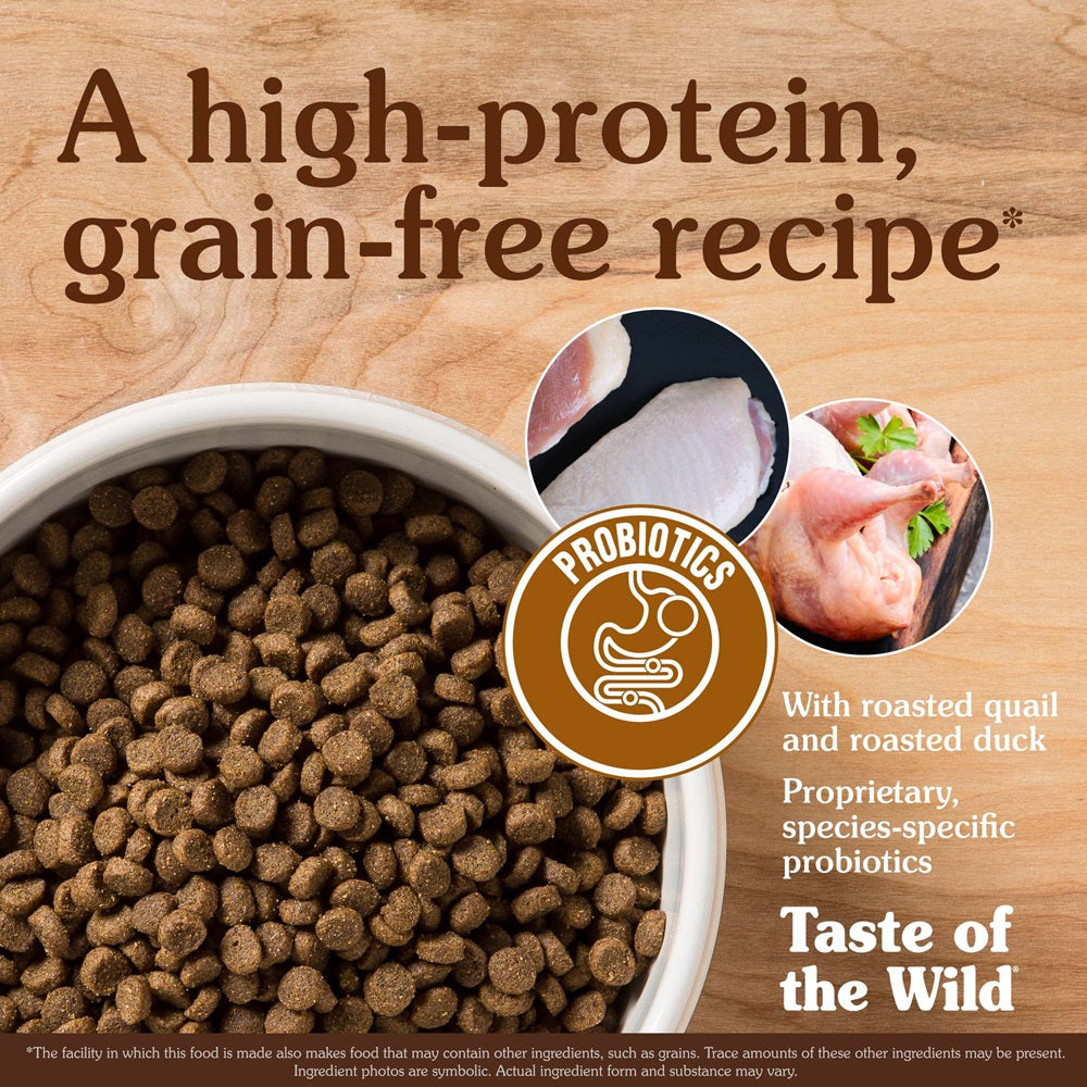 Taste Of The Wild - Lowland Creek Feline Recipe with Roasted Quail & Roasted Duck - Shaking Tails