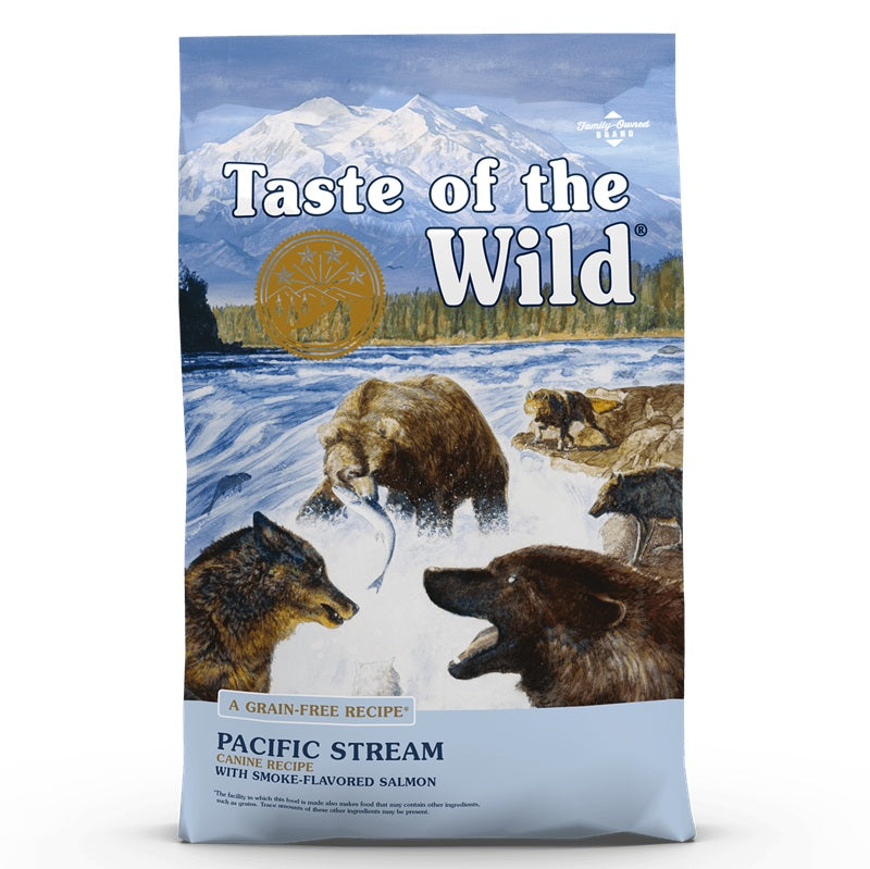 Taste Of The Wild -  Pacific Stream Canine Recipe with Smoke-Flavored Salmon - Shaking Tails