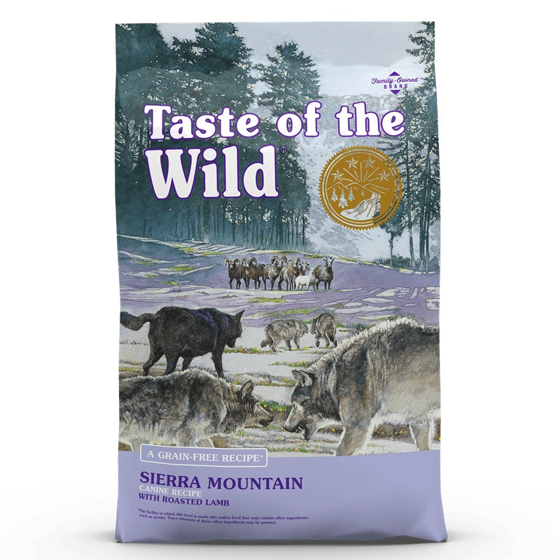 Taste Of The Wild - Sierra Mountain Canine Recipe with Roasted Lamb - Shaking Tails