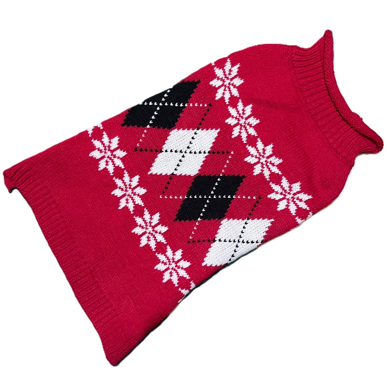 Winter Clothes for X-Small Dogs - Red Sweater - Shaking Tails