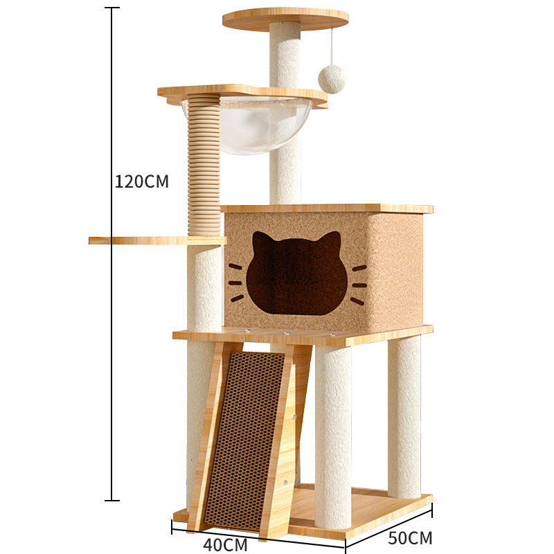 Cat Tree Scratcher House - Shaking Tails