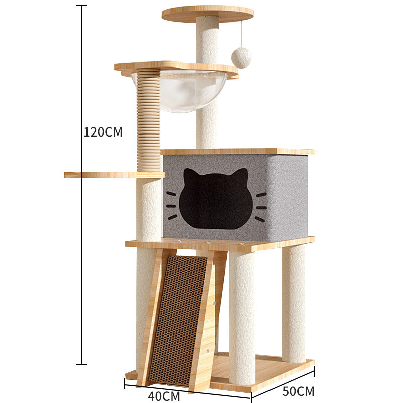 Cat Tree Scratcher House - Shaking Tails