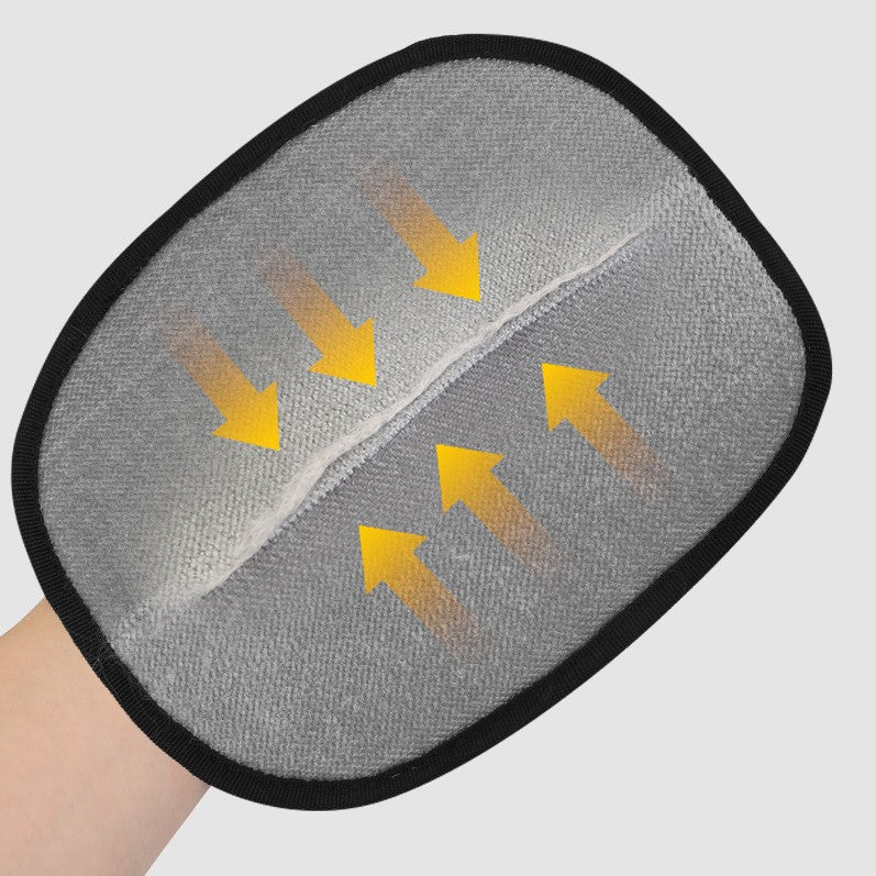 Two-Way Brush Pet Hair Removal Gloves