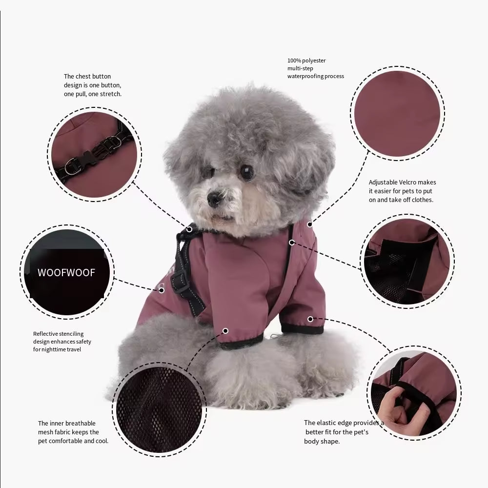Raincoat for Dogs and Cats - Shaking Tails