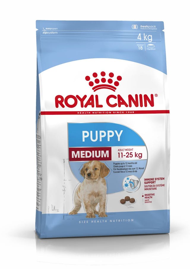 Royal Canin Medium Puppy Dog Dry Food - Shaking Tails