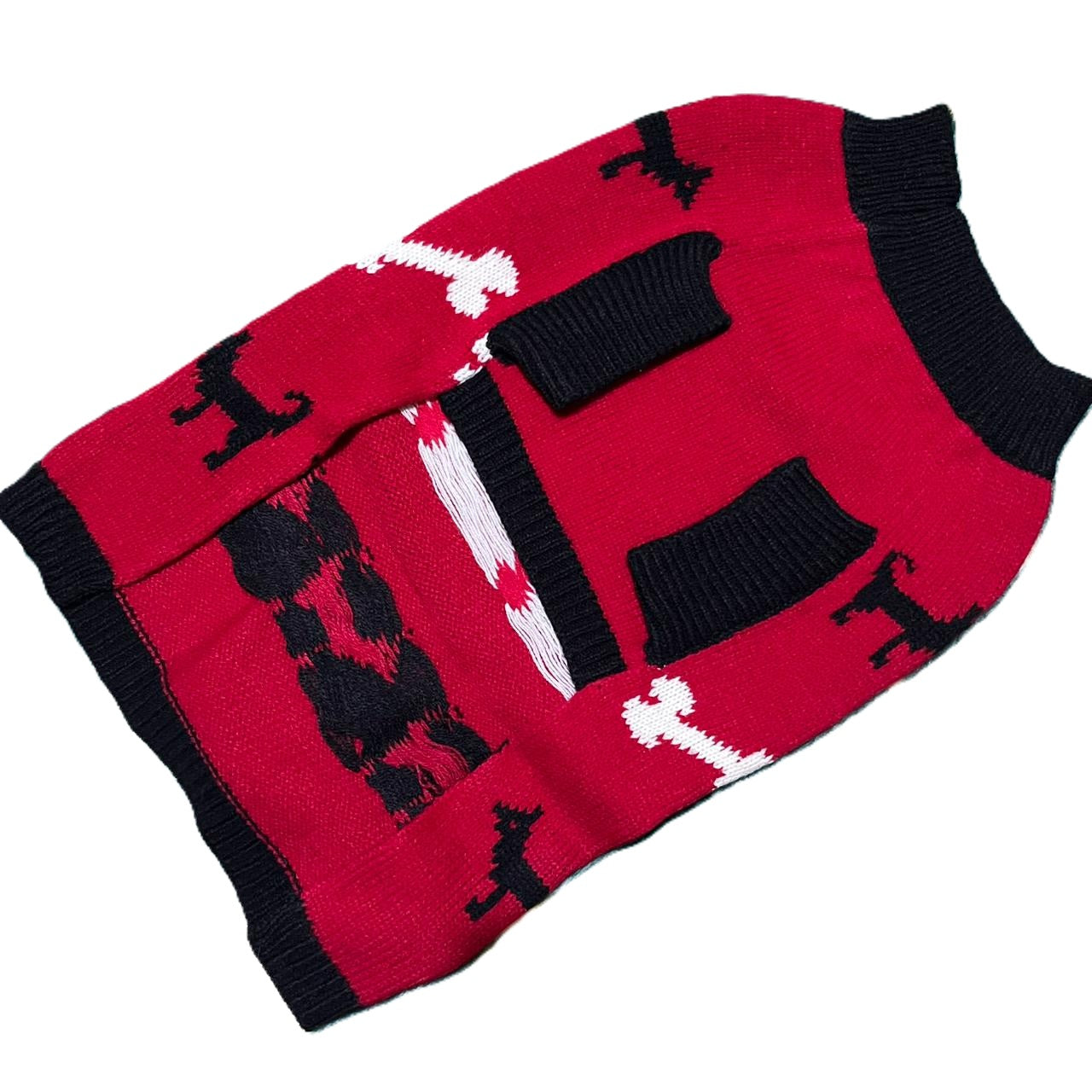 Winter Clothes for Small Dogs - Red Sweater