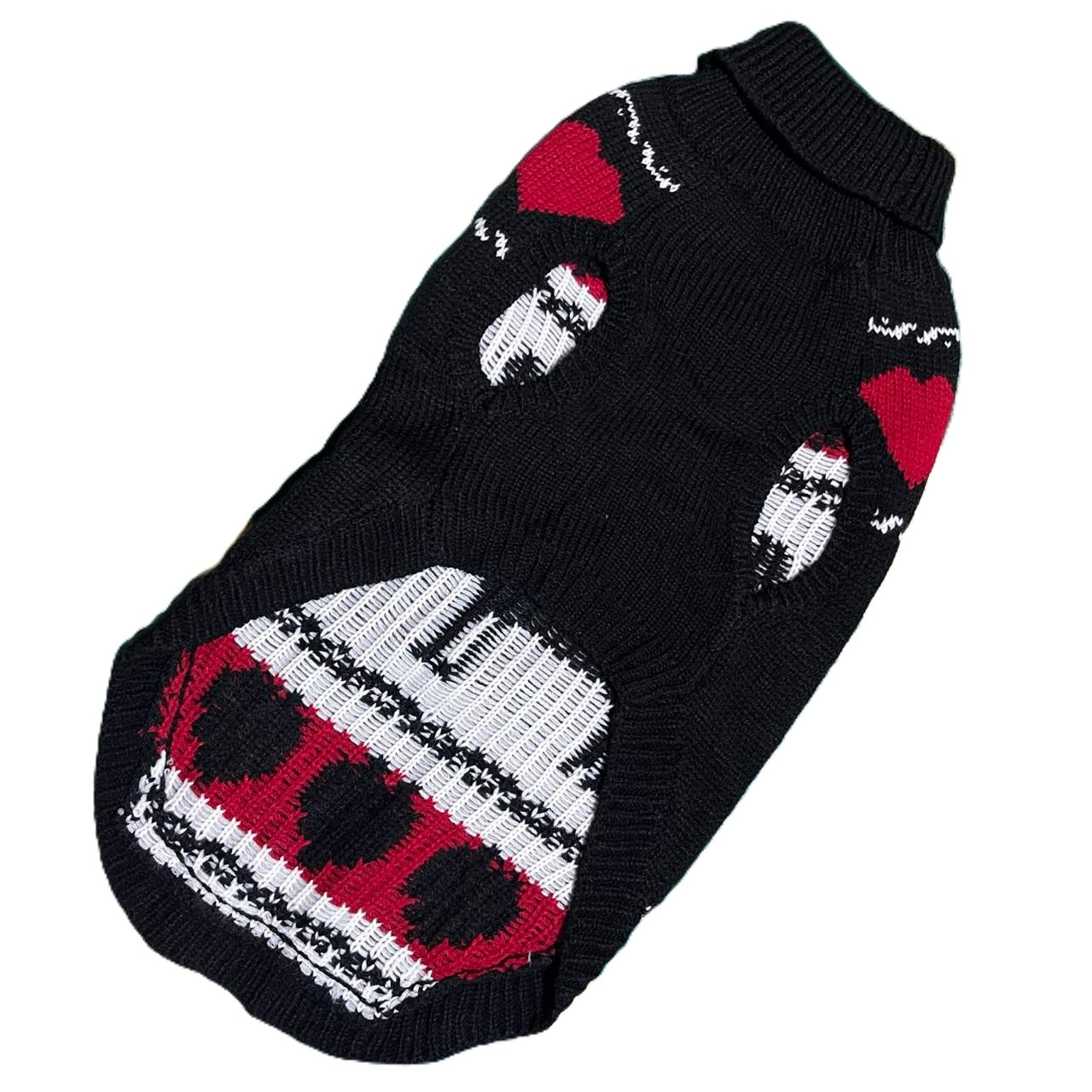 Winter Clothes for Small Dogs - Black Sweater