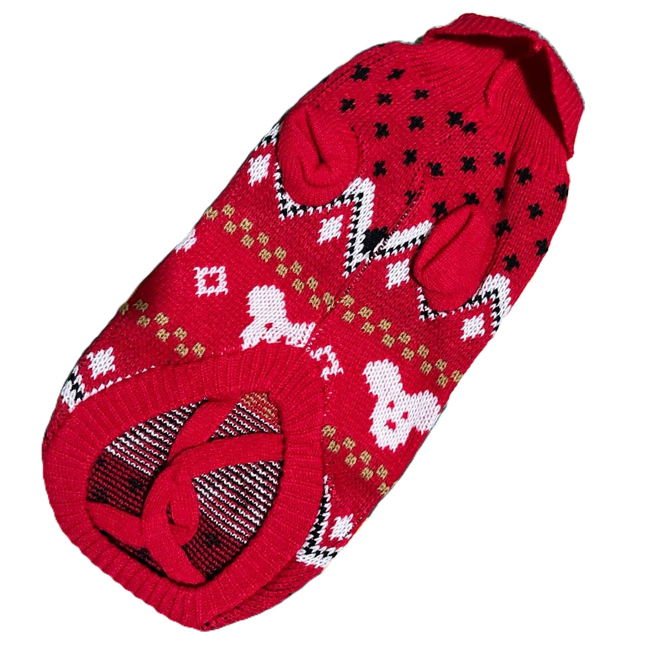 Winter Sweater for X-Small Dogs - Red