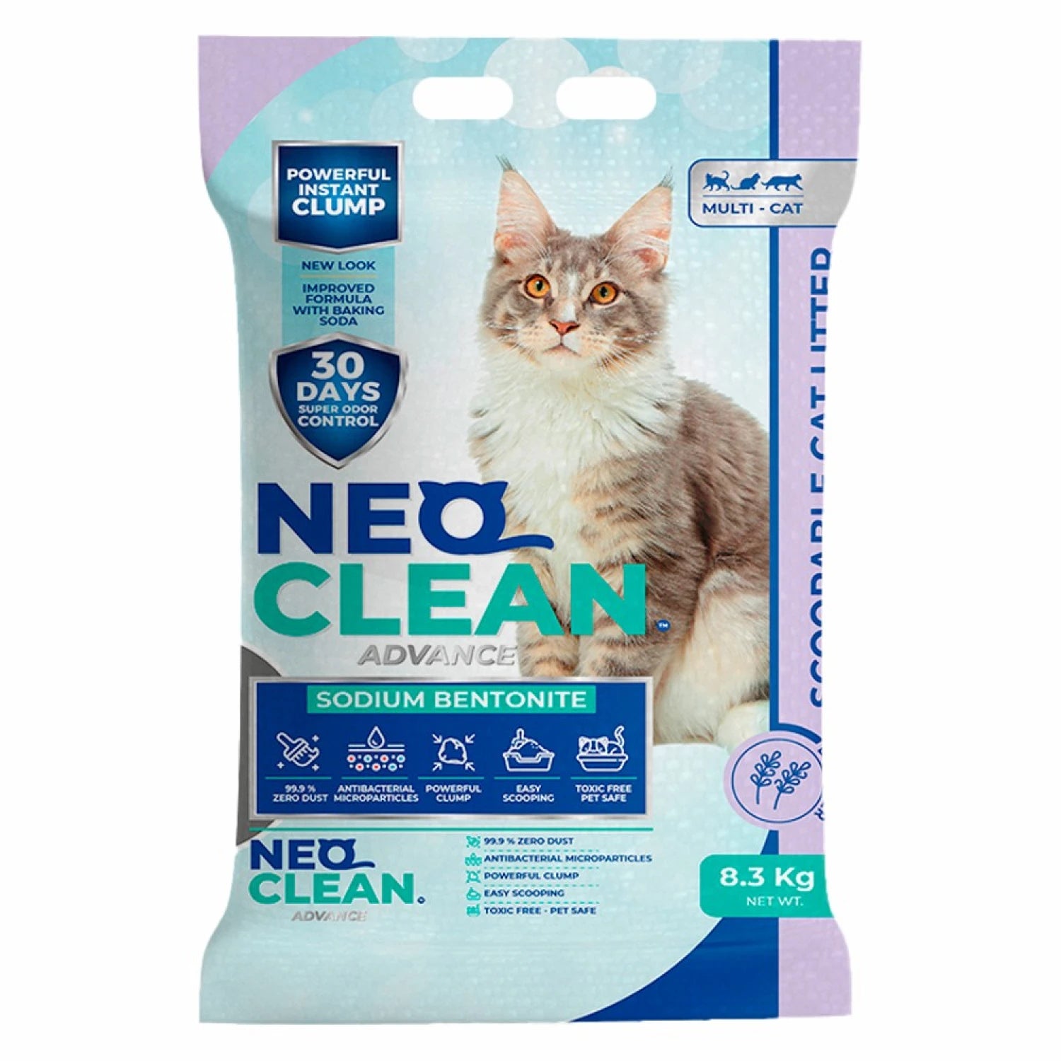 Neo Clean Bentonite Cat Litter - Lavender - Shaking Tails