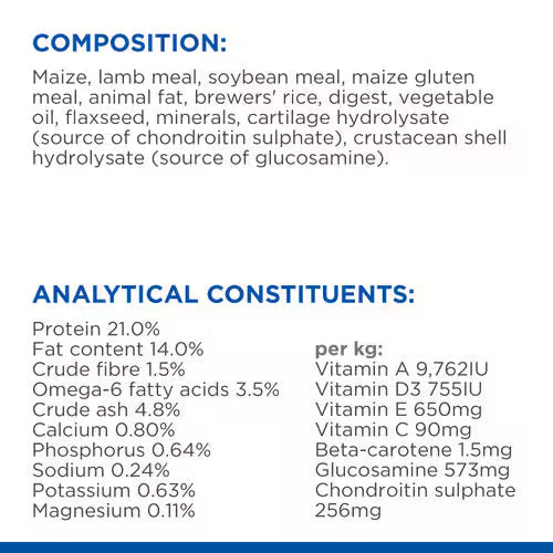 Hill's Large Breed Adult Dog Dry Food - Lamb & Rice