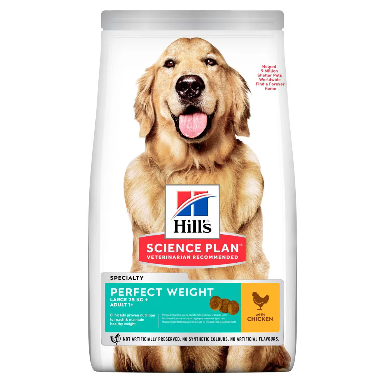 Hill's Perfect Weight Adult Large Breed Dog Dry Food - Chicken