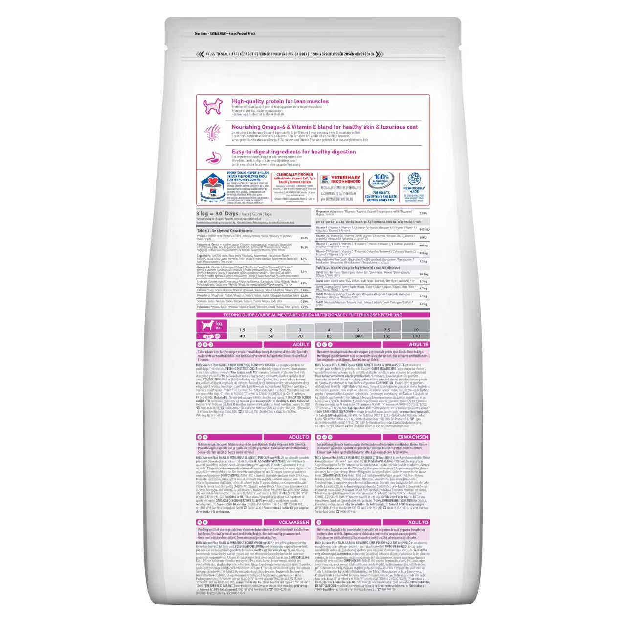 Hill's Small & Mini Breed Adult Dog Dry Food - Chicken