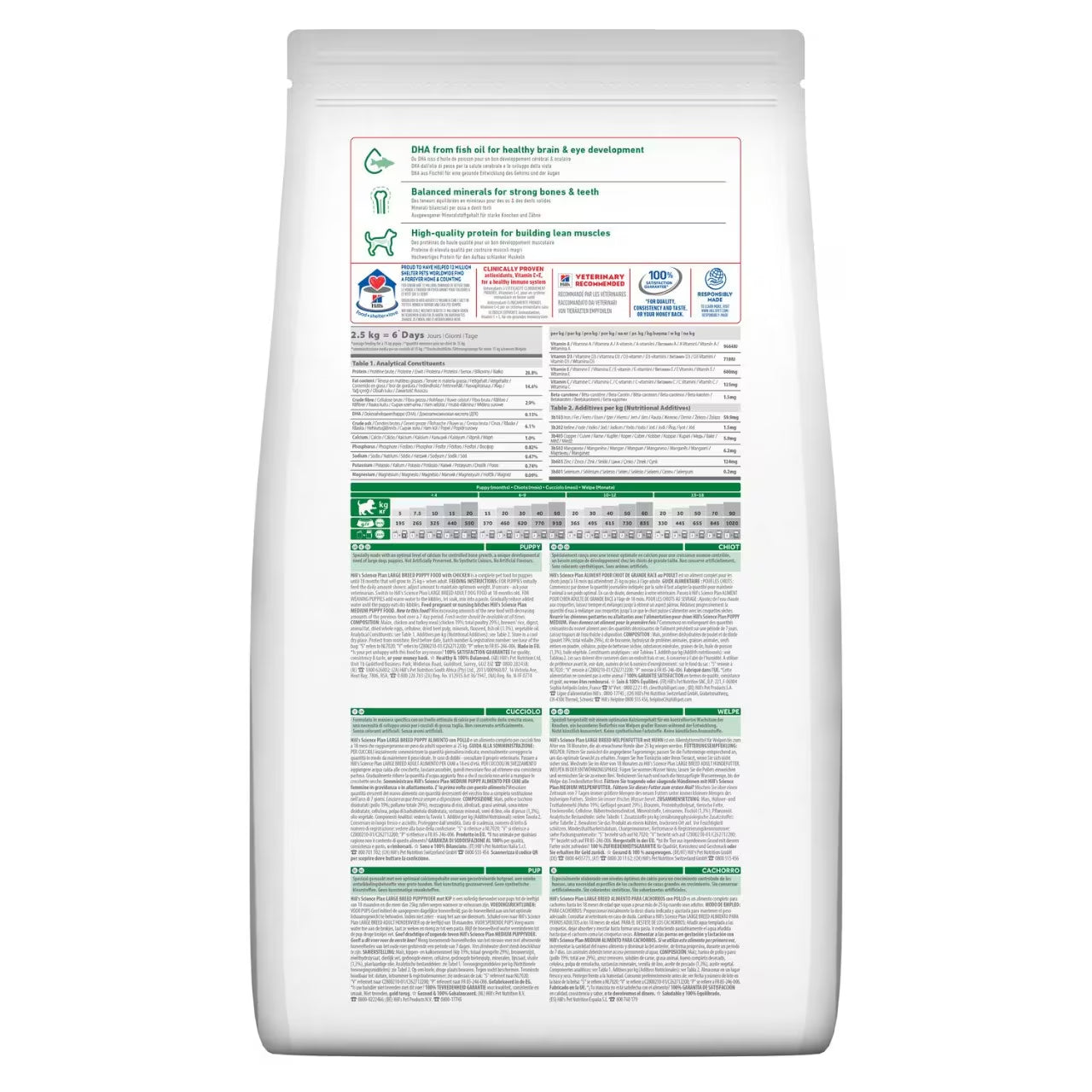 Hill's Large Breed Puppy Dry Food - Chicken