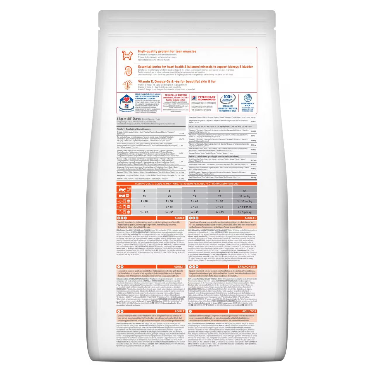 Hill's Adult Cat Dry Food - Chicken