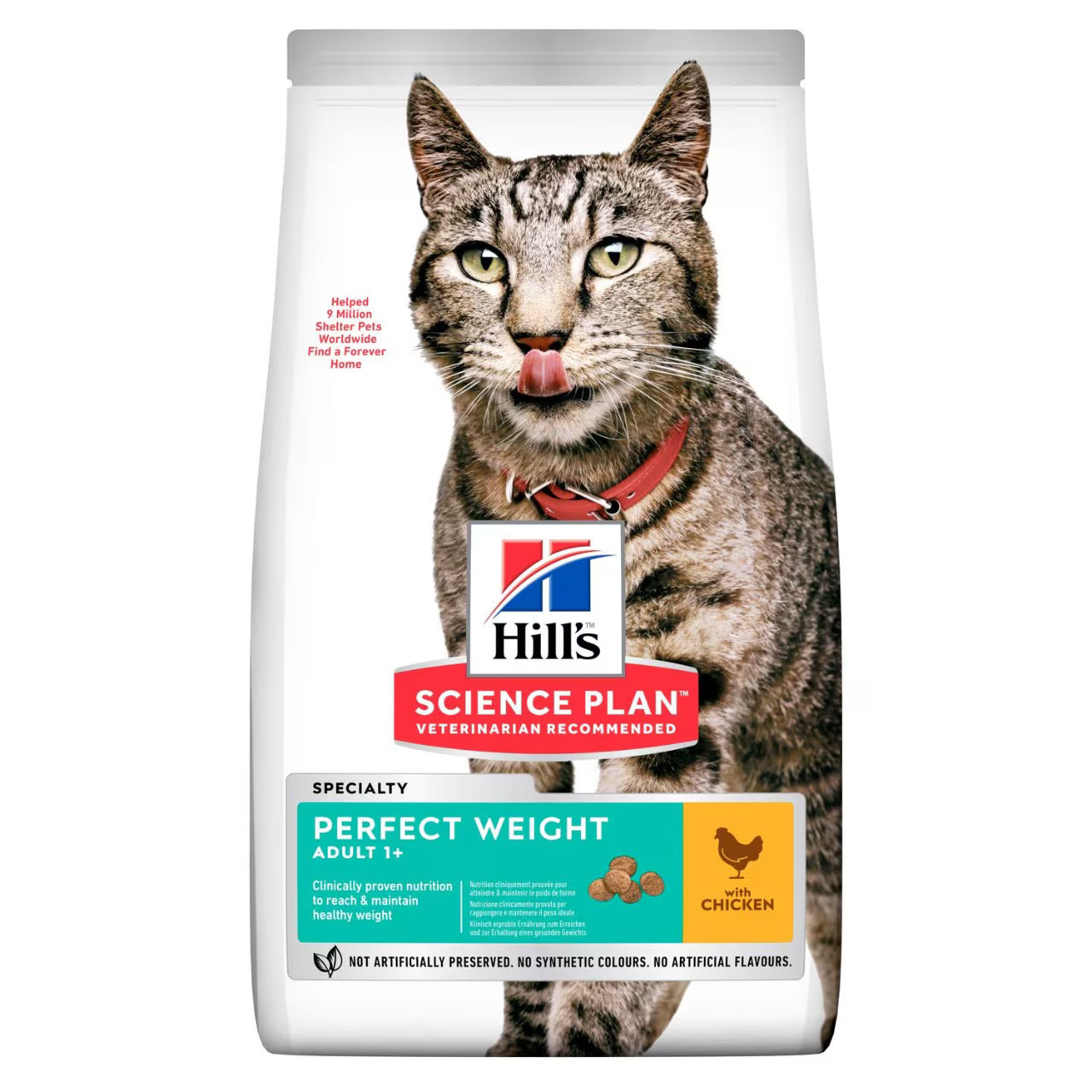 Hill's Perfect Weight Adult Cat Dry Food - Chicken