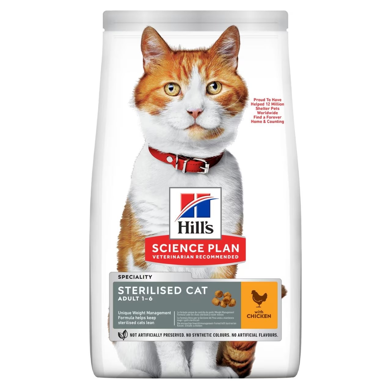 Hill's Sterilised Adult Cat Dry Food - Chicken