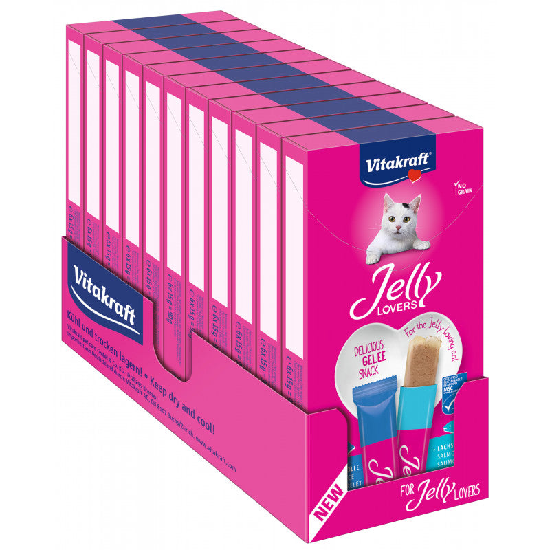 Vitakraft Jelly Lovers Cat Snack - Plaice & Salmon - Shaking Tails